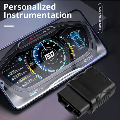 V2.1 OBDII ELM327 Car Engine Fault Code Reader OBD2 Bluetooth 4.2 Scanner EOBD Car Diagnostic Tool For IOS/Android Phone