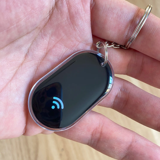 Epoxy NFC NFC213 Key Tag ISO14443A Proximity 13.56MHz RFID Smart Cards Keychain for Sharing Social Media Contact Information