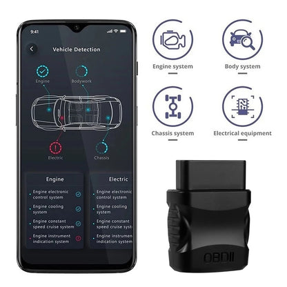 V2.1 OBDII ELM327 Car Engine Fault Code Reader OBD2 Bluetooth 4.2 Scanner EOBD Car Diagnostic Tool For IOS/Android Phone
