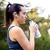 Asobu Earphone H2 Audio Insulated Water bottle Stainless Steel 20 Ounce (Black)